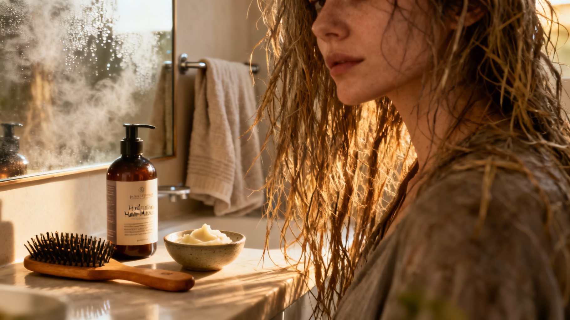 Comment réparer les cheveux très secs et paille