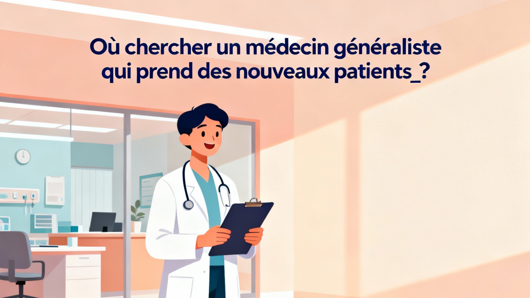 Comment trouver un médecin généraliste qui prend des nouveaux patients 1 Où chercher un médecin généraliste qui prend des nouveaux patients ?