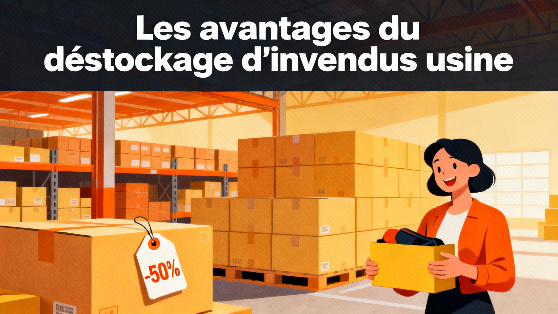 Les avantages du déstockage d'invendus usine