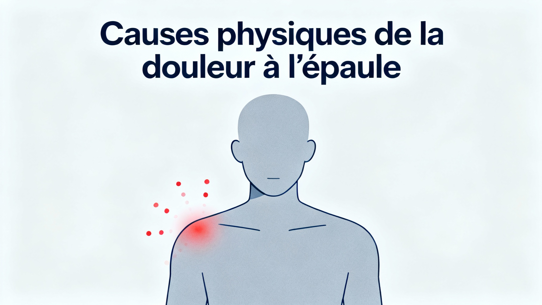 Causes physiques de la douleur à l’épaule