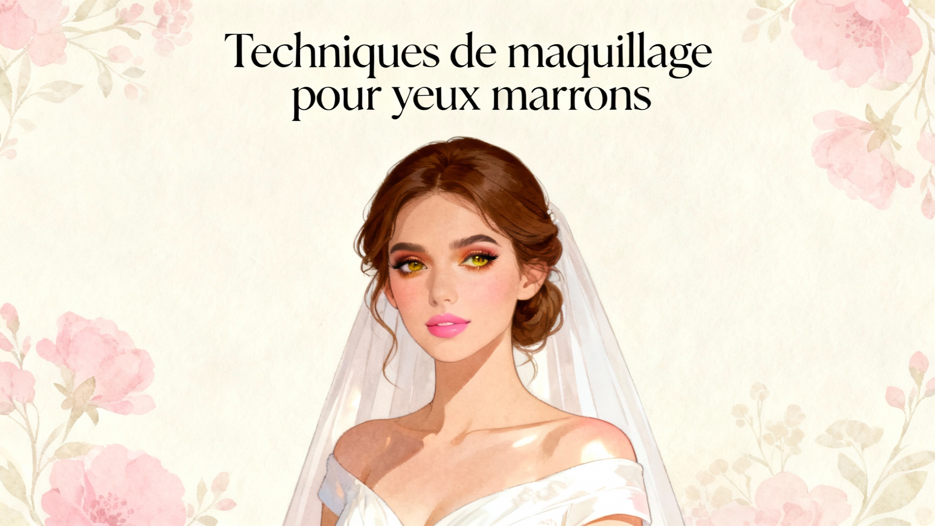 Techniques de maquillage pour yeux marrons