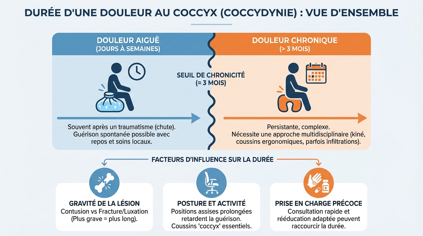 Comment soulager la douleur au coccyx
