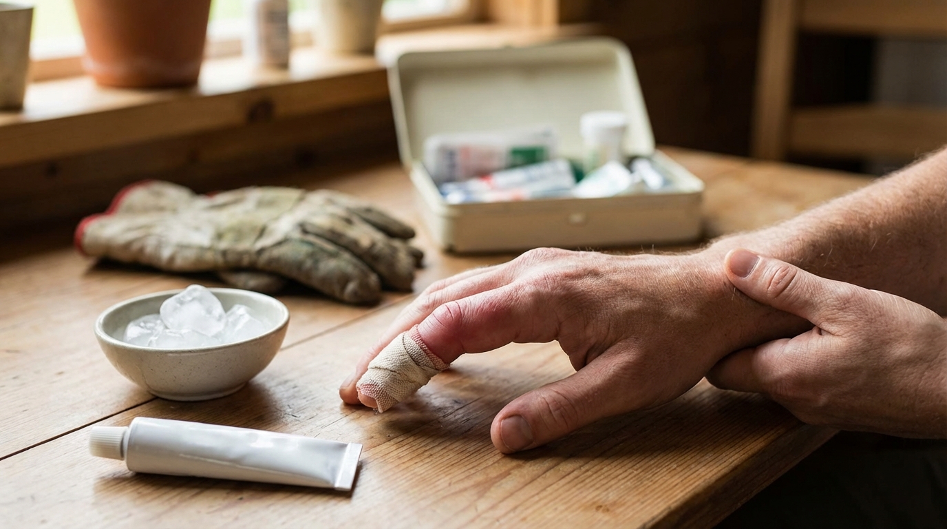 Doigt gonflé et du mal à le plier : causes et solutions