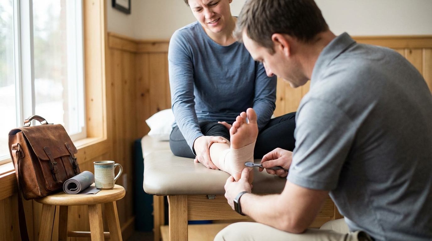Douleur sur le côté extérieur du pied : nerf sural en cause