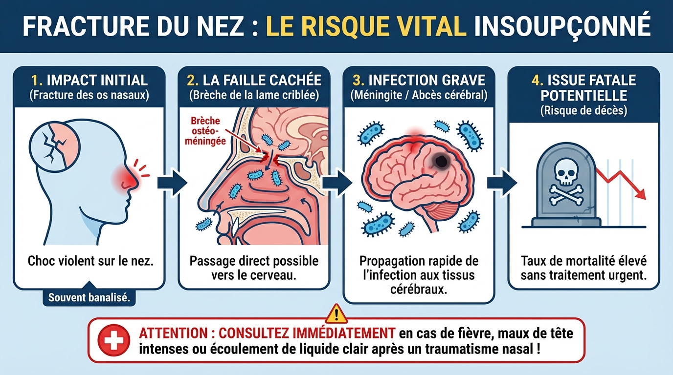 Les risques associés à une fracture du nez