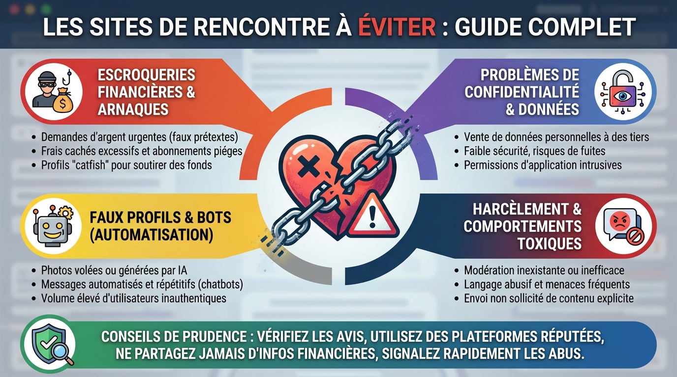 Comment identifier un site de rencontre dangereux