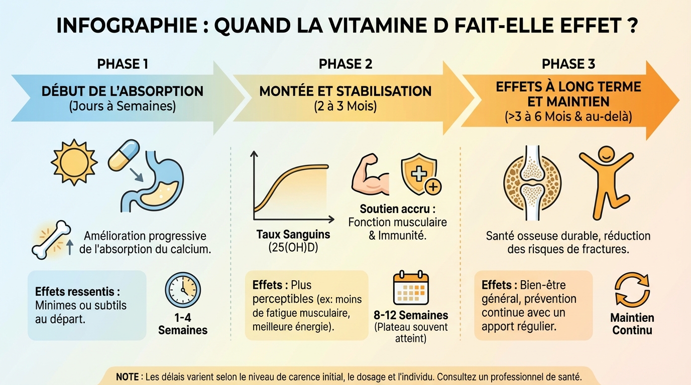Au bout de combien de temps les vitamines d font effet ? 1 Facteurs influençant l'absorption