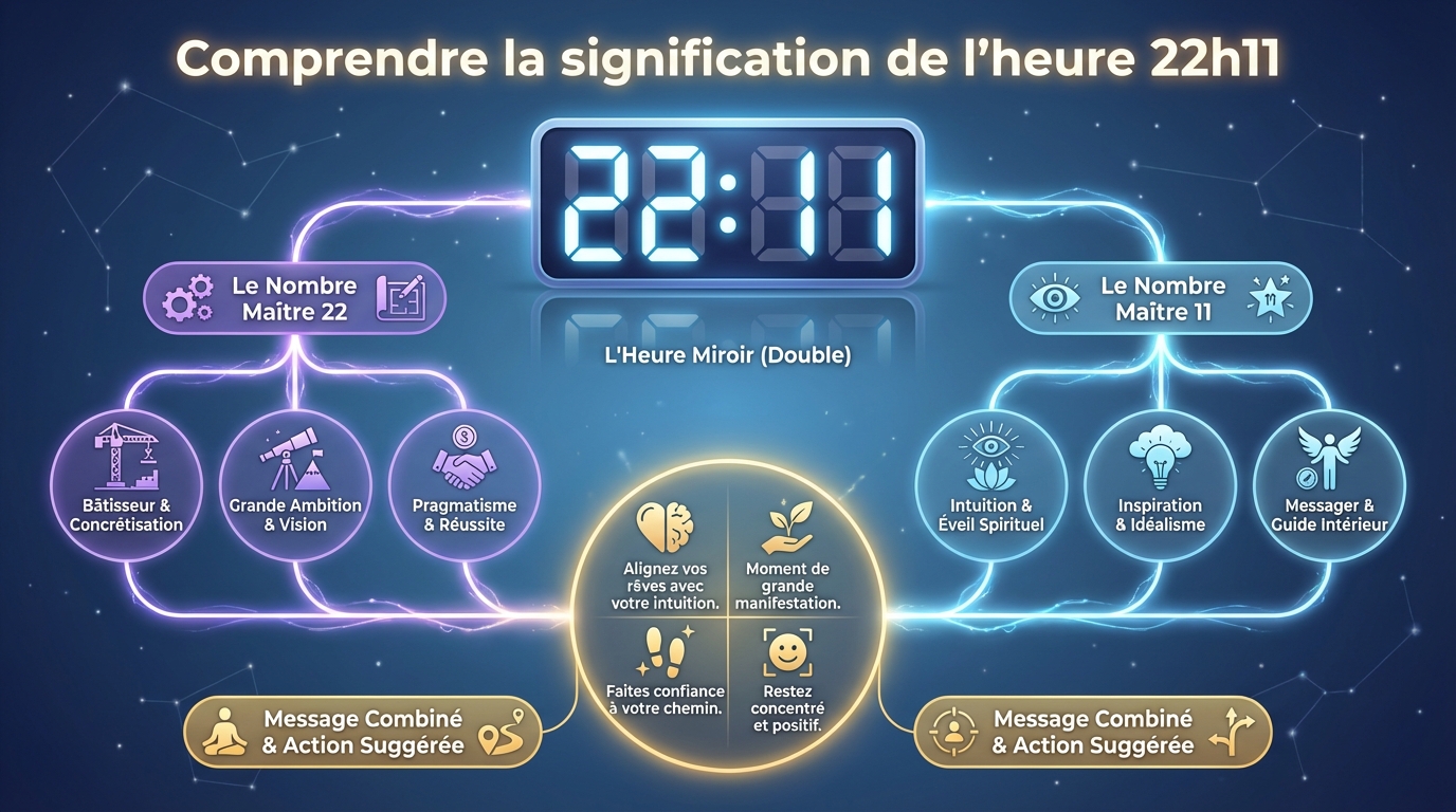 La signification spirituelle de 22h11
