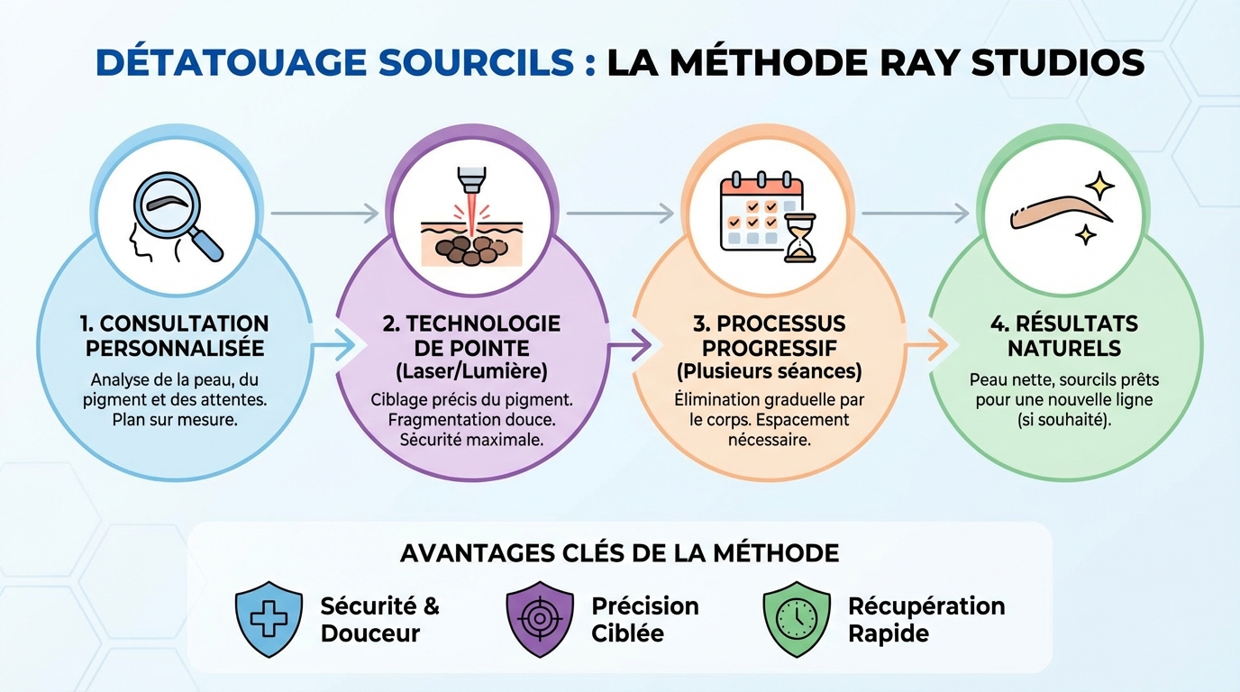 Méthodes de détatouage proposées