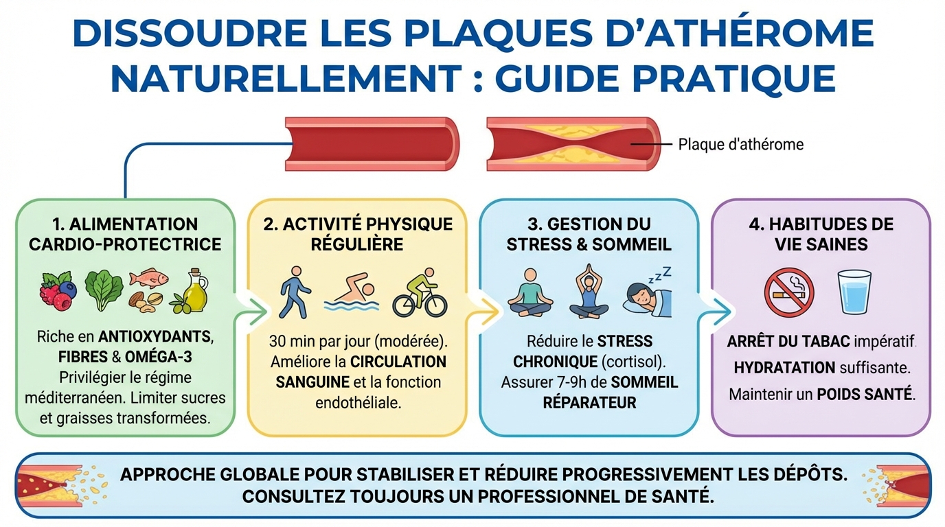 Dissoudre les plaques d'athérome naturellement : guide pratique 1 Alimentation et prévention