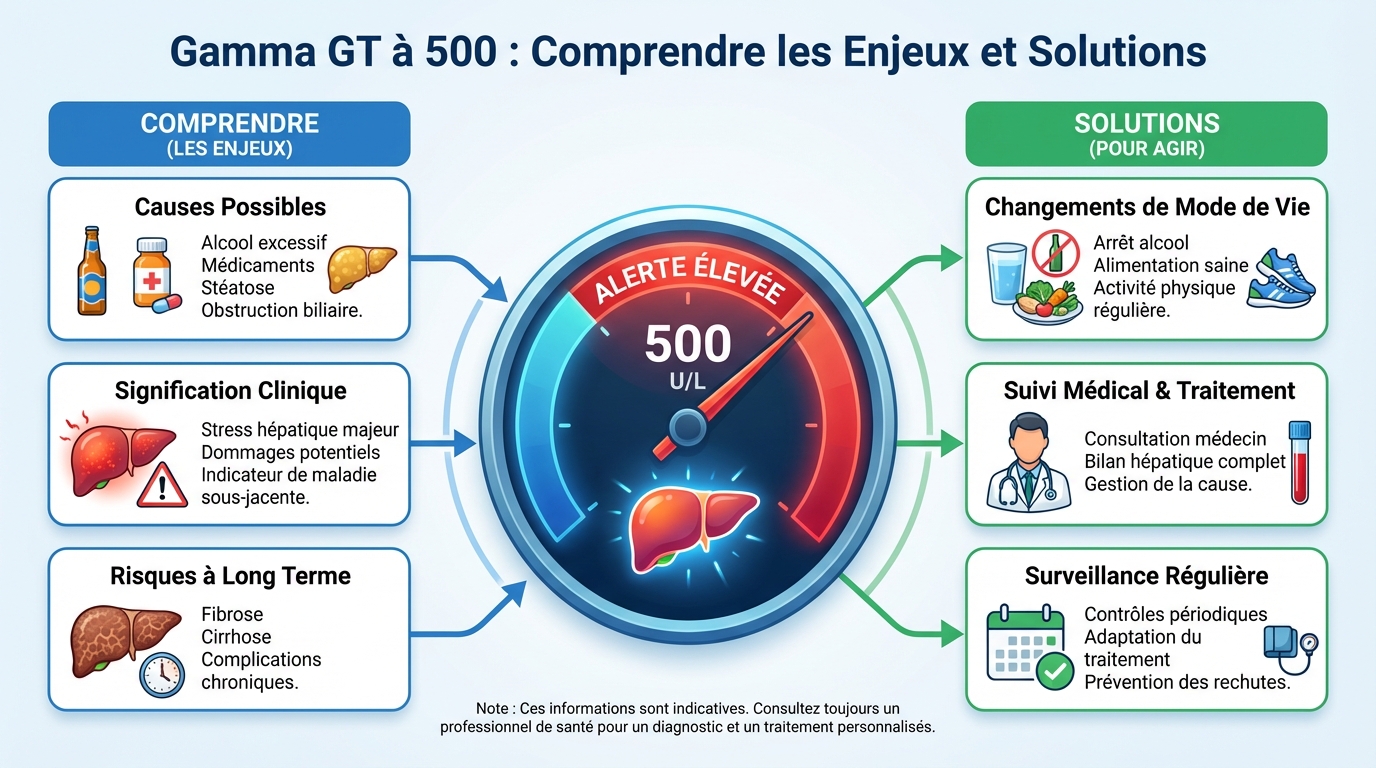 Gamma GT à 500 : comprendre les enjeux et solutions 1 Solutions et conseils pour gérer un gamma GT élevé