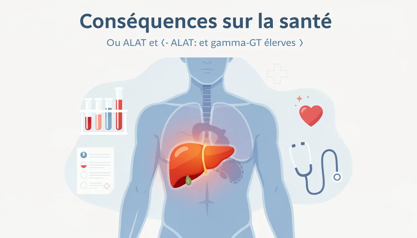 Alat et gamma GT élevés : comprendre et agir 1 Conséquences sur la santé