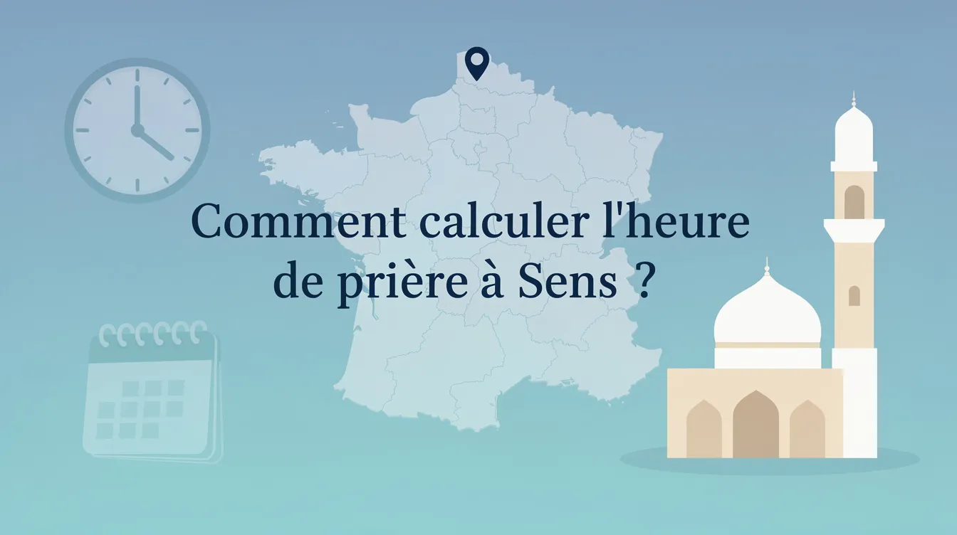 Comprendre l'heure de prière à sens : guide complet 1 Comment calculer l'heure de prière à Sens ?