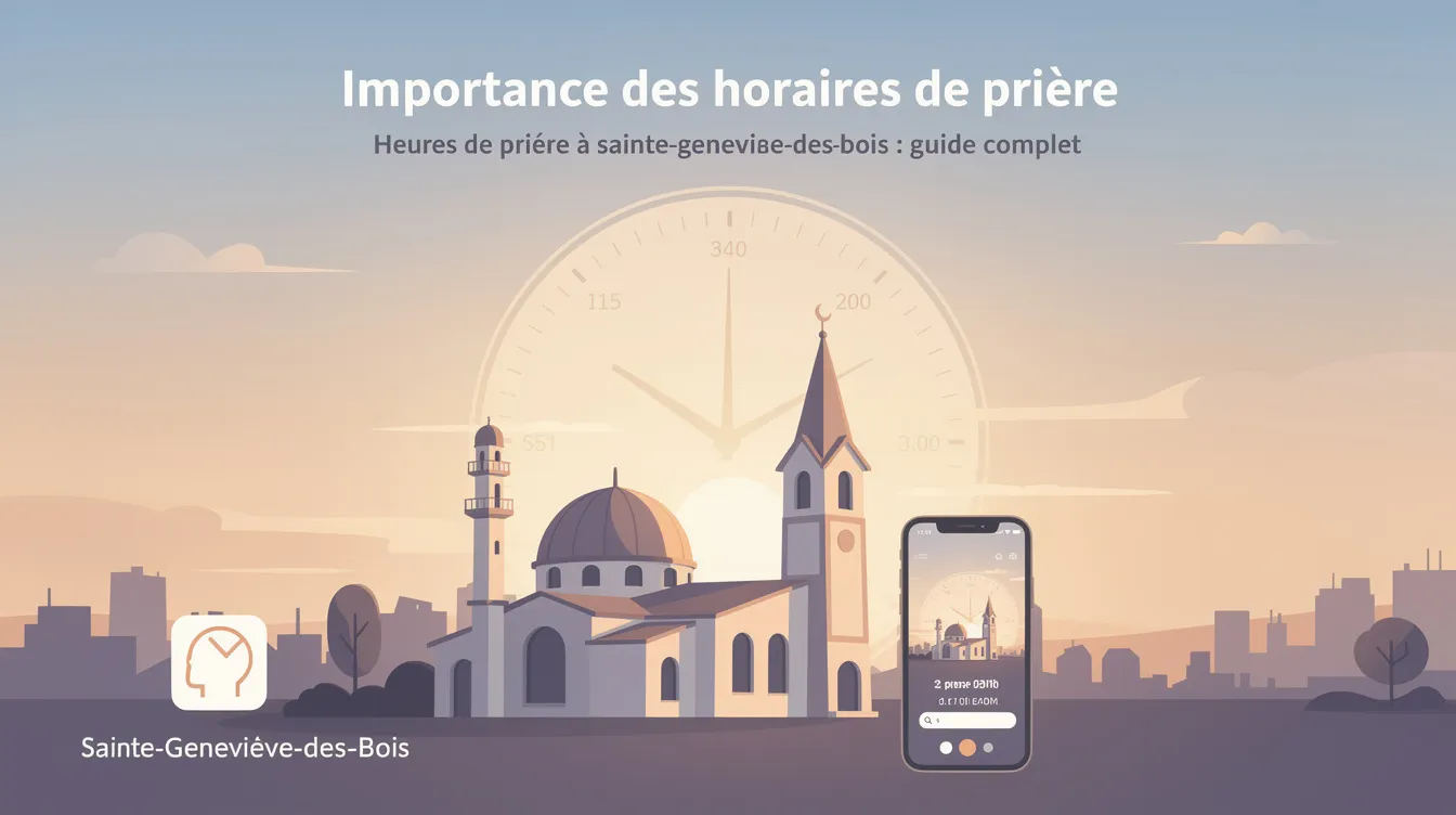 Importance des horaires de prière