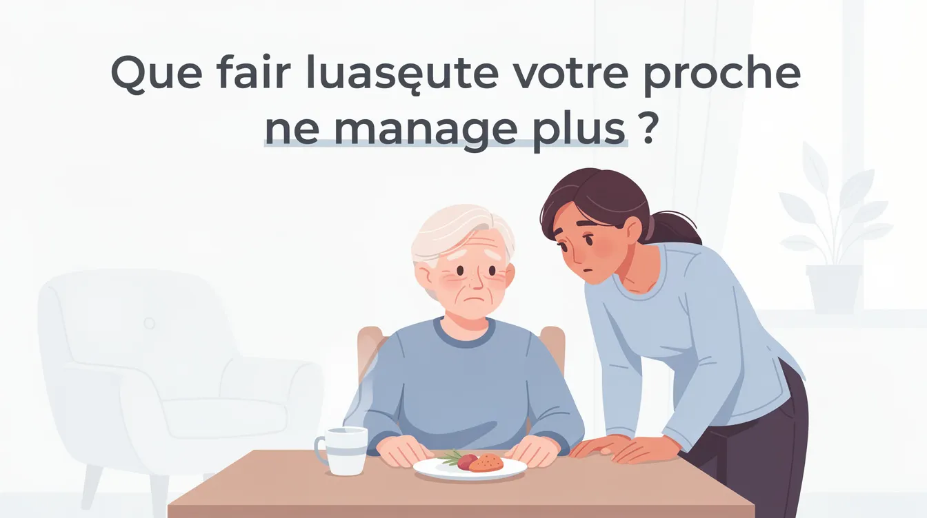Personne âgée qui ne veut plus manger : combien de temps ? 1 Que faire lorsque votre proche ne mange plus ?